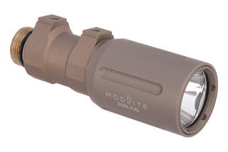 Modlite FDE 18350 Weapon Mounted Light has a PLHv2 light head